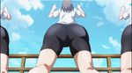  4girls animated animated_gif aoba_kazane ass ass_shake huge_ass kaminashi_nozomi keijo!!!!!!!! miyata_sayaka multiple_girls subtitled toyoguchi_non 