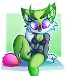  anthro black_nose breasts cervine cleavage clothed clothing deer female fur green_fur horn mammal negligee pedrovin solo 