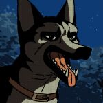  2d_animation akita akita_inu animal_genitalia animal_penis animated becoming_erect canid canine canis domestic_dog duo erection feral genitals german_shepherd ginga_(series) herding_dog john_(ginga) low_res male male/male mammal pastoral_dog penis riki_(ginga) sheath spitz style_emulation warriorchant 