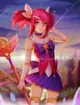  league_of_legends luxanna_crownguard sonic0_0 thighhighs weapon 