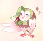  dartrix feathered_wings gen_7_pokemon no_humans pokemon pokemon_(creature) solo sylvaur wings 