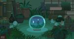  animated animated_gif aquarium blooming book book_stack bubble bud cauldron corked_bottle dim_lighting flower green_theme herbarium in_orbit indoors magic mini-moss moon moon_phases moonflower_(flower) moonlight no_humans orb original pixel_art plant plant_focus planter potted_plant shouji sliding_doors water_bubble white_flower 