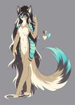  anthro featureless_crotch feline female looking_at_viewer mammal nude siraviena solo standing wide_hips 