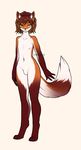  anthro canine featureless_crotch fox girly looking_at_viewer male mammal nude siraviena smile solo standing wide_hips 