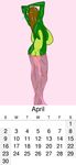  anthro big_breasts breasts brown_hair calendar clothed clothing female hair huge_breasts lizard reptile samantha_brooks sarcolopter scalie sheet_(disambiguation) simple_background solo standing topless 