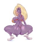  anthro big_breasts big_butt breasts butt clothed clothing female jynx nintendo pok&eacute;mon side_boob skimpy slb solo thong video_games 