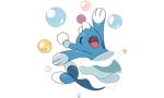  brionne bubbles full_body no_humans official_art pigtails pokemon pokemon_sm solo tagme tooth 