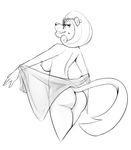  2016 anthro big_breasts bottomless breasts butt clothed clothing cougar counting_cougar dbaru digital_media_(artwork) eyewear feline female glasses invalid_tag lingerie mammal nickelodeon nipples simple_background solo t.u.f.f._puppy topless underwear 