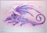  ambiguous_gender cloud dragon firell invalid_color scalie sky solo western_dragon 