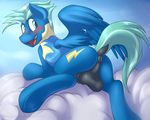  anus balls blush dripponi equine friendship_is_magic male mammal my_little_pony pegasus sky_stinger_(mlp) solo wings 