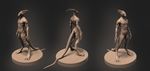  3d_(artwork) 3dmodel boobart digital_media_(artwork) dragon lizard male nude reptile scale scalie sculpt sculpture solo 