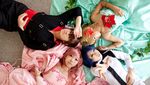  athrun_zala cagalli_yula_athha clothing cosplay female group gundam gundam_seed human kira_yamato lacus_clyne lying male male/female mammal ototsuki photography romantic_couple 