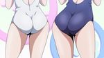  2girls animated animated_gif ass ass-to-ass ass_press ass_shake character_request from_behind jiggle keijo!!!!!!!! multiple_girls swimsuit 