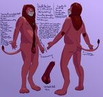  2016 anthro ball_tuft balls blue_eyes butt chest_tuft david_the_lion digital_media_(artwork) digitigrade elbow_tufts erection feline flaccid fur invalid_tag j/o_crystal jo_crystal lion long_foreskin male mammal mane model_sheet nipples nude penis red_fur red_skin sexbad shaded slightly_chubby smile solo tall text tuft uncut whiskers 