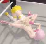  2girls 3d catfight cunnilingus multiple_girls ryona wrestling 