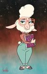 2016 anthro artbirchly_(artist) caprine clothing dawn_bellwether disney female looking_at_viewer mammal sheep simple_background zootopia 