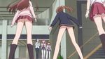  6+girls bare_legs bottomless female long_sleeves multiple_girls naked_track_jacket no_panties no_pants nude saki takakamo_shizuno 