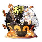  animal animal_hair_ornament animal_on_lap arm_behind_head arms_up bad_id bad_pixiv_id bat bat_hair_ornament bat_wings beamed_eighth_notes black_cat black_legwear black_wings bow breasts candy castle cat claws cleavage cup elsword english eve_(elsword) facial_mark food forehead_jewel full_moon gloves glowing hair_ornament halloween high_heels in_container in_cup jack-o'-lantern jia_lai leg_up lollipop long_hair looking_at_viewer minigirl moon mouth_hold musical_note night night_sky no_eyes orange_bow orange_footwear orange_gloves oversized_object pointy_ears ponytail projected_inset pumpkin quarter_note saucer sheet_music shoe_soles shoes sitting sky small_breasts sparkle star strapless striped striped_legwear thighhighs trick_or_treat vertical-striped_legwear vertical_stripes very_long_hair white_background white_hair wings yellow_eyes 