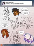  2016 canine conditional_dnp diamond_(kadath) doodles drawings english_text equine female giraffe humor kadath male mammal nightshade_(kadath) paper patreon puzzle_(kadath) text tumblr wolf zebra 