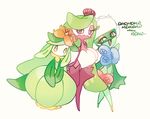  ambiguous_gender flora_fauna lilligant nintendo open_mouth plant pok&eacute;mon roserade sylvaur tsareena video_games 