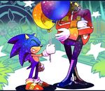  2boys ballon bone_(stare) dr._eggman eyes_closed gloves grin multiple_boys shoes smile sonic sonic_the_hedgehog white_gloves 