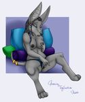  2016 anthro anubis breasts canine clothed clothing deity dog female fingering fur green_eyes hair hand_in_panties hand_in_underwear hi_res mammal masturbation oli_snowpaw panties pillow pussy simple_background solo underwear vaginal vaginal_fingering vaginal_masturbation 