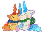  bags blush brothers cute duo komajiro komasan pissfrog sibling sleeping slightly_chubby smile solo spirit white_body yo-kai_watch youkai 