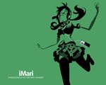  ipod makinami_mari_illustrious neon_genesis_evangelion polychromatic silhouette 