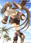  animal_ears ass blush blushing brown_eyes brown_hair cat_ears catgirl hunter long_hair ragnarok_online spandex 