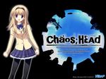  blonde_hair chaos;head long_hair nishijou_nanami seifuku skirt thigh-highs 