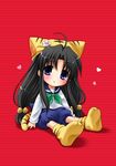  animal_ears cat_ears chibi cosplay di_gi_charat kawana_misaki one parody puchiko puchiko_(cosplay) sato-pon school_uniform solo 
