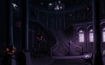  chandelier gastly gengar mansion pokemon pokemon_(creature) stairs tagme window 