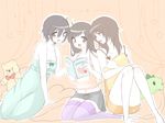  3girls bed black_hair blush breasts brown_hair fatal_frame fatal_frame_5 female hinasaki_miu kozukata_yuuri maromarone multiple_girls nintendo smile tecmo 