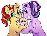  2016 daughter equestria_girls equine female friendship_is_magic group horn lopoddity mammal mother mother_and_daughter my_little_pony parent portrait romantic_couple smile starlight_glimmer_(mlp) story story_in_description sunset_shimmer_(eg) unicorn 