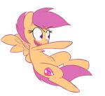  alpha_channel chest_tuft cub cutie_mark equine female friendship_is_magic hair mammal mr-degration my_little_pony navel open_mouth pegasus purple_eyes purple_hair raised_eyebrow scootaloo_(mlp) smile solo teeth tongue tuft wide_eyed wings young 