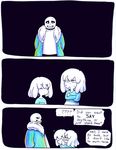  chara clothing comic english_text protagonist_(undertale) sans sweat text undertale video_games 