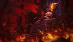  crown fire horns league_of_legends tail teemo 