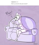  anthro ask_blog caprine fluttershythekind jewene_the_ewe mammal nightgown sheep video_games 