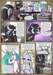  2016 anon blue_hair clothed clothing comic cutie_mark dialogue dragon earth_pony english_text equine fan_character feathered_wings feathers female feral fluttershy_(mlp) friendship_is_magic frown fur green_eyes hair hi_res horn horse human hybrid inside limestone_pie_(mlp) mammal mascara_(oc) maud_pie_(mlp) monochrome multicolored_hair my_little_pony pegasus pencils_(artist) pink_fur pinkie_pie_(mlp) pony princess_celestia_(mlp) purple_eyes purple_fur purple_hair red_eyes satyr smile spike_(mlp) text twilight_sparkle_(mlp) winged_unicorn wings 