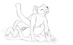  anthro breasts canine claws eyes_closed invalid_tag knot mammal paws penis sex sketch ssssnowy tongue 