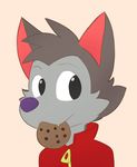 2014 canine cereal chip_the_wolf cookie digital_media_(artwork) food male mammal simple_background sunnynoga wolf 