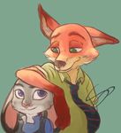  2016 anthro canine clothing disney female fox judy_hopps lagomorph male mammal nick_wilde rabbit zootopia 