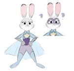  2016 anthro disney female judy_hopps judylavernehopps lagomorph mammal mask rabbit superhero zootopia 