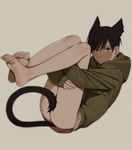  animal_humanoid bottomless cat_humanoid clothed clothing convenient_censorship feet feline hoodie humanoid looking_at_viewer male mammal multi_ear tail_censorship weyo 