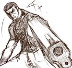  artist_request duke_tougou golgo_13 gun handgun male_focus pistol solo weapon 