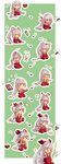  absurdres adjusting_hair blush_stickers bow chibi comb combing comic commentary_request dressing fire fujiwara_no_mokou hair_bow hair_brushing highres long_hair mokoiscat pants silver_hair sketch suspenders touhou translation_request tying_hair very_long_hair 