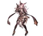  animal_ears catherine_(granblue_fantasy) erune full_body gloves granblue_fantasy gun hairband hat holding holding_weapon jewelry leotard long_hair minaba_hideo official_art open_mouth pink_hair red_eyes smile solo thighhighs transparent_background weapon 