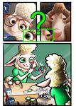  2016 anthro caprine dawn_bellwether disney doug_ramses duo eyewear female fur glasses hi_res humor inside male mammal mirror richardah screencap sheep smile zootopia 