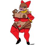  absurd_res ball_bra balls big_balls big_breasts breasts candy clothing dickgirl doomington food hair_bow hair_ribbon hi_res humanoid intersex koopa koopaling legwear lingerie lollipop mario_bros nintendo penis ribbons robinebra scalie slightly_chubby solo stockings video_games wendy_o_koopa 