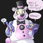  2016 animatronic bear blueballs digital_media_(artwork) five_nights_at_freddy&#039;s funtime_freddy_(fnafsl) lagomorph machine mammal puppet puppet_bonnie_(fnafsl) rabbit robot sister_location video_games 